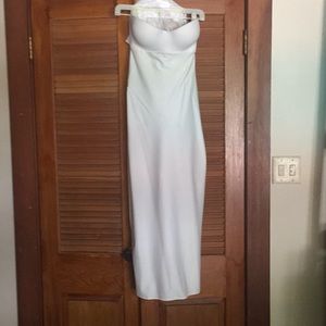 Strapless slip with built in bra David’s Bridal